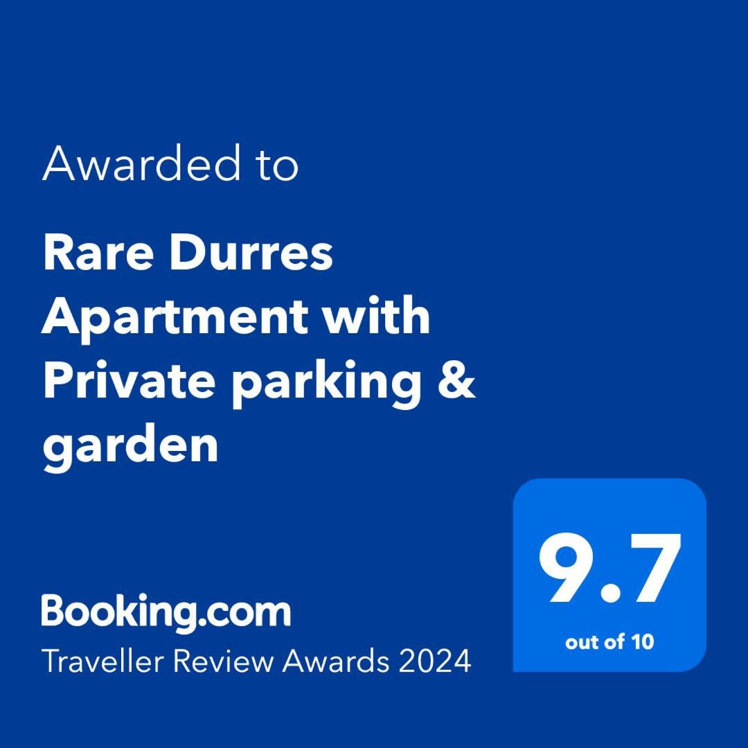 Rare Durres Apartment With Private Parking & Garden Exterior foto